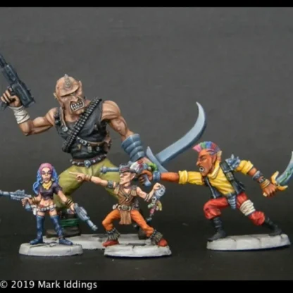 Meta-Human Subtypes: 1 Cyclops, 1 Hobgoblin, and 2 Gnomes 20-518 Shadowrun Minis - Your Source for Gaming Essentials Store