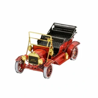 Metal Earth - 1908 Ford Model T, Red/Gold Version Laser Cut 3D Metal Model Kit - Your Source for Gaming Essentials Cheap