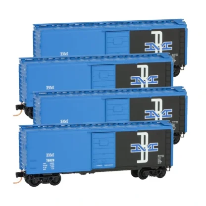 Trains | Micro-Trains 99300103 N B&M 40' Single-Door Boxcar Runner Pack (Set of 4) - Your Source for Gaming Essentials