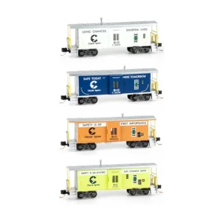 Trains | Micro-Trains 99305260 N Chessie System B&O Window Caboose (Set of 4) - Your Source for Gaming Essentials