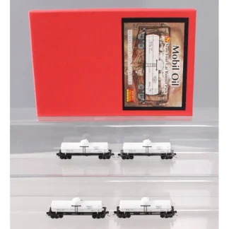 Trains | Micro-Trains 99300046 N Mobil Oil 39' Single Dome Tank Car (Set of 4) - Your Source for Gaming Essentials