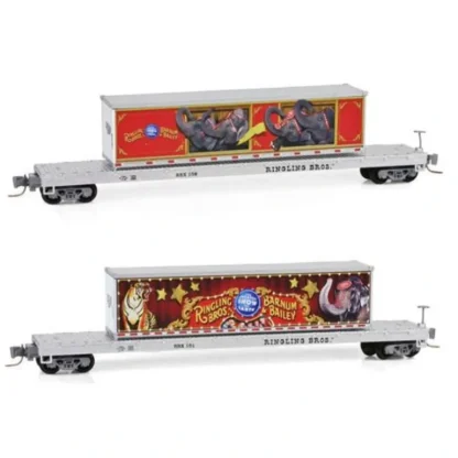 Trains | Micro-Trains 52400130 N Ringling Bros. & Barnum & Bailey 60' Flatcar w/ Load - Your Source for Gaming Essentials