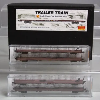 Trains | Micro-Trains 99300091 N TTX 89' Intermodal Flatcar Runner Pack (Set of 4) - Your Source for Gaming Essentials