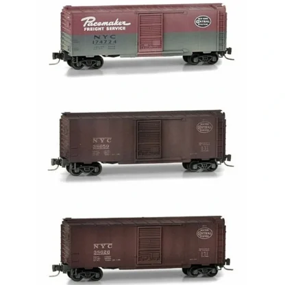 Trains | Micro-Trains 50044490 Z New York Central 40' SD Boxcar RTR Runner (Pack of 3) - Your Source for Gaming Essentials