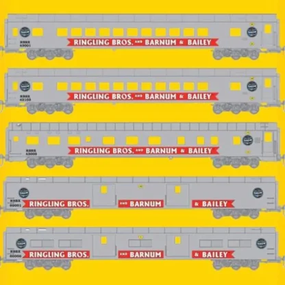 Trains | Micro-Trains 99401100 Z Ringling Bros Smooth-Side Passenger RTR (Set of 5) - Your Source for Gaming Essentials