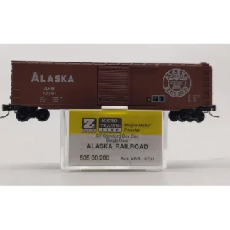 Trains | Micro-Trains 50500200 Z Scale Alaska Railroad 50' Standard Boxcar #10701 NIB - Your Source for Gaming Essentials