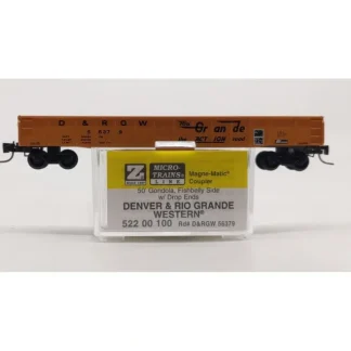 Trains | Micro-Trains 52200100 Z Scale D&RGW 50' Gondola w/ Drop Ends #56379 NIB - Your Source for Gaming Essentials