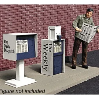 Trains | Miller Engineering 871410 HO City Details Newspaper Stands (2) - Your Source for Gaming Essentials