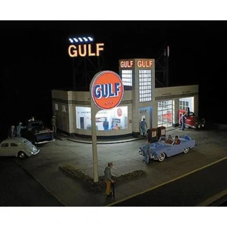 Trains | Miller Engineering 879310 HO Lighting Kit For Gulf Gas Station - Your Source for Gaming Essentials