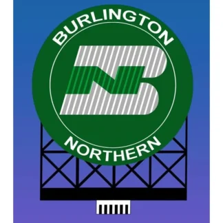 Trains | Miller Engineering 440702 HO Small Burlington Northern Animated Billboard - Your Source for Gaming Essentials