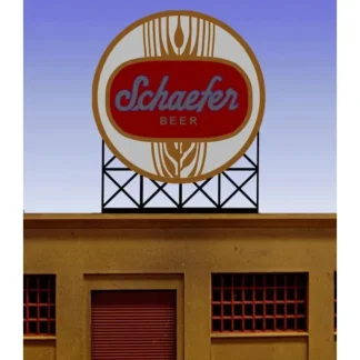 Trains | Miller Engineering 441302 HO/N Schaefer Beer Animated Neon Billboard Small - Your Source for Gaming Essentials