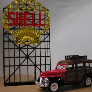 Trains | Miller Engineering 7782 HO/N Shell Animated Neon Billboard - Your Source for Gaming Essentials