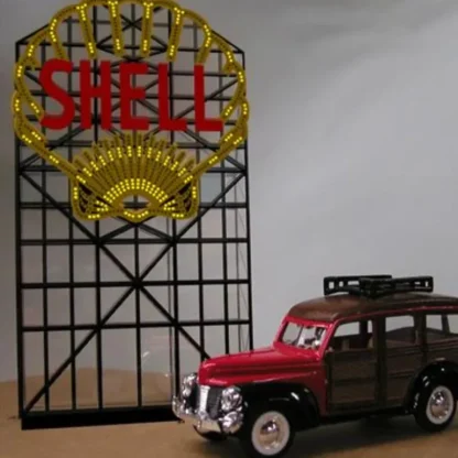 Trains | Miller Engineering 7782 HO/N Shell Animated Neon Billboard - Your Source for Gaming Essentials