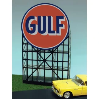 Trains | Miller Engineering 6081 HO/O Animated Neon Billboard Gulf Gasoline - Your Source for Gaming Essentials