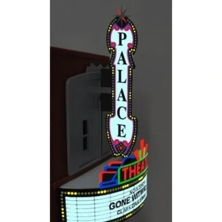 Trains | Miller Engineering 59981 HO/O Animated Neon Billboard Large Theater Combo Kit - Your Source for Gaming Essentials
