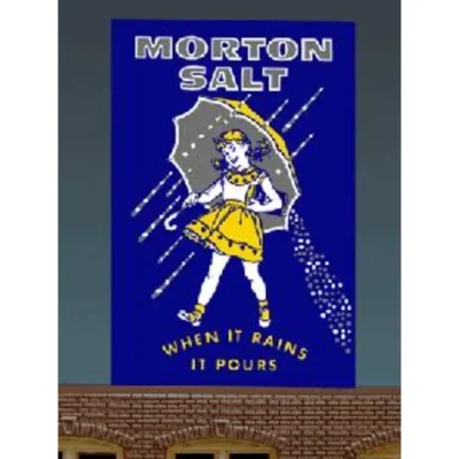 Trains | Miller Engineering 6061 HO/O Animated Billboard with Support Kit Morton Salt - Your Source for Gaming Essentials