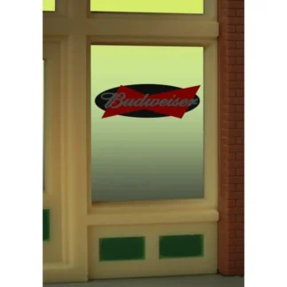 Trains | Miller Engineering 8815 HO/O Budweiser Beer Flashing Neon Window Sign - Your Source for Gaming Essentials