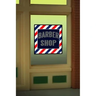 Trains | Miller Engineering 8930 HO/O Barber Shop Flashing Neon Window Sign - Your Source for Gaming Essentials