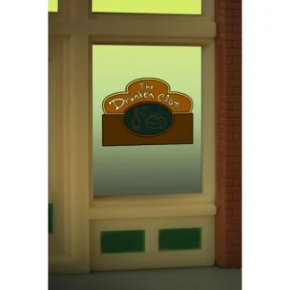 Trains | Miller Engineering 8885 HO/O Drunken Clam Animated Window Sign - Your Source for Gaming Essentials