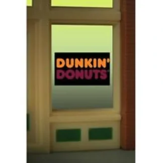 Trains | Miller Engineering 8995 HO/O Dunkin' Donuts Flashing Neon Window Sign - Your Source for Gaming Essentials