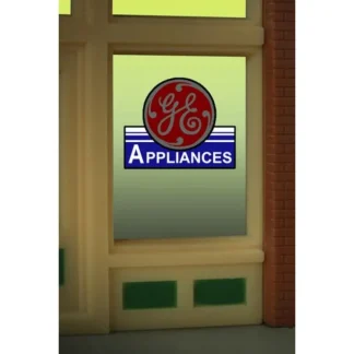 Trains | Miller Engineering 8835 HO/O GE Appliances Flashing Neon Window Sign Light Works - Your Source for Gaming Essentials
