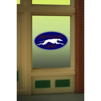 Trains | Miller Engineering 8950 HO/O Greyhound Flashing Neon Window Sign - Your Source for Gaming Essentials