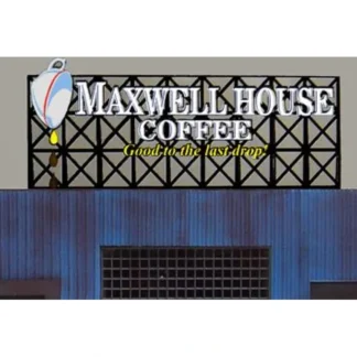 Trains | Miller Engineering 4181 HO/O Maxwell House Coffee Animated Neon Billboard - Your Source for Gaming Essentials