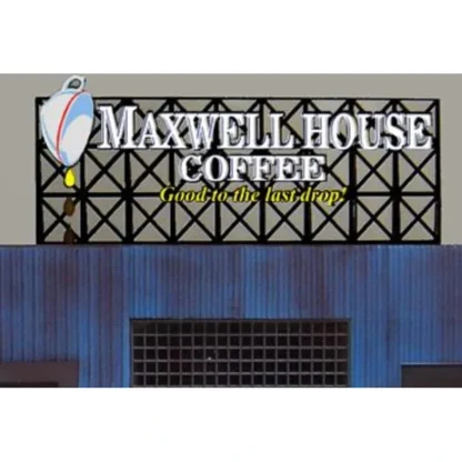 Trains | Miller Engineering 4181 HO/O Maxwell House Coffee Animated Neon Billboard - Your Source for Gaming Essentials