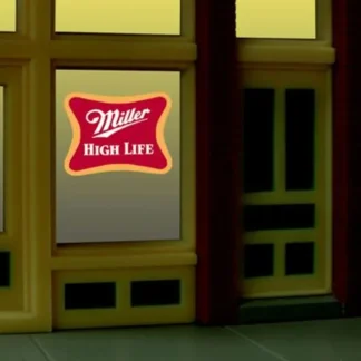 Trains | Miller Engineering 7777 HO/O Miller Beer Flashing Neon Window Sign - Your Source for Gaming Essentials