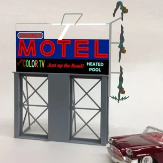 Trains | Miller Engineering 881651 HO/O Motel Animated Neon Billboard Large - Your Source for Gaming Essentials