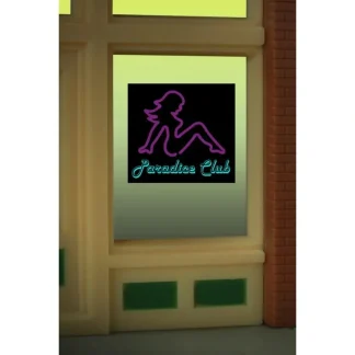 Trains | Miller Engineering 8850 HO/O Paradice Club Flashing Neon Window Sign - Your Source for Gaming Essentials