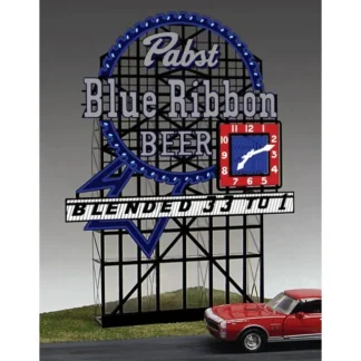 Trains | Miller Engineering 4081 HO/O Pabst Blue Ribbon Animated Neon Billboard - Your Source for Gaming Essentials