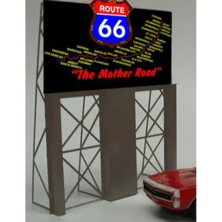 Trains | Miller Engineering 5061 HO/O Route 66 Animated Billboard - Your Source for Gaming Essentials