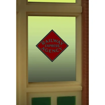 Trains | Miller Engineering 8870 HO/O Railway Express Agency Flashing Neon Window Sign - Your Source for Gaming Essentials