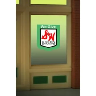 Trains | Miller Engineering 8890 HO/O S&H Green Stamps Animated Window Neon Sign - Your Source for Gaming Essentials