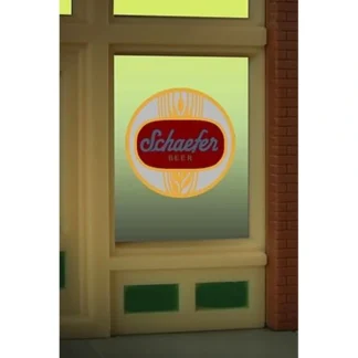 Trains | Miller Engineering 8925 HO/O Schaefer Beer Flashing Neon Window Lighting Sign - Your Source for Gaming Essentials