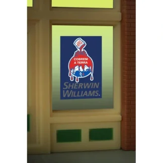 Trains | Miller Engineering 8935 HO/O Sherwin Williams Flashing Neon Window Sign - Your Source for Gaming Essentials