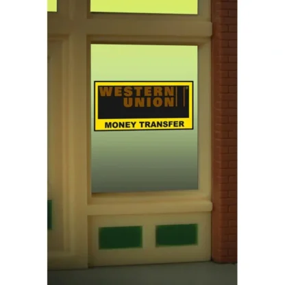 Trains | Miller Engineering 8940 HO/O Western Union Flashing Neon Window Sign - Your Source for Gaming Essentials
