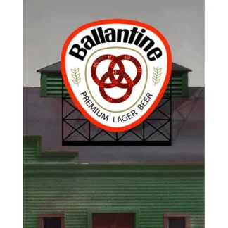 Trains | Miller Engineering 440502 N/HO Ballantine Beer Animated Neon Billboard Medium - Your Source for Gaming Essentials