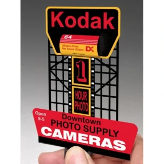 Trains | Miller Engineering 440902 N/HO Kodak Animated Neon Rooftop Billboard - Your Source for Gaming Essentials