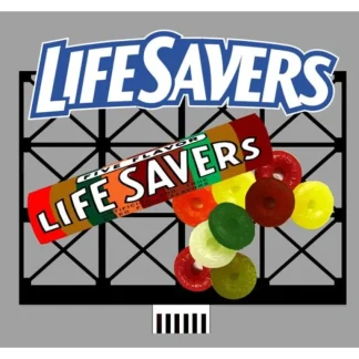 Trains | Miller Engineering 440852 N/HO Life Savers Animated Billboard - Your Source for Gaming Essentials