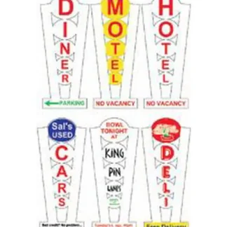Trains | Miller Engineering 7282 N/HO Multi Graphic Vertical Animated Sign - Your Source for Gaming Essentials