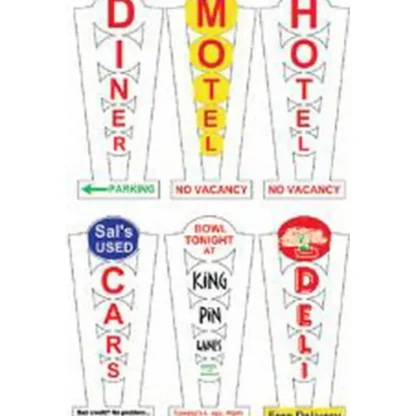 Trains | Miller Engineering 7282 N/HO Multi Graphic Vertical Animated Sign - Your Source for Gaming Essentials