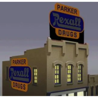 Trains | Miller Engineering 7582 N/HO Rexall Animated Billboard - Your Source for Gaming Essentials