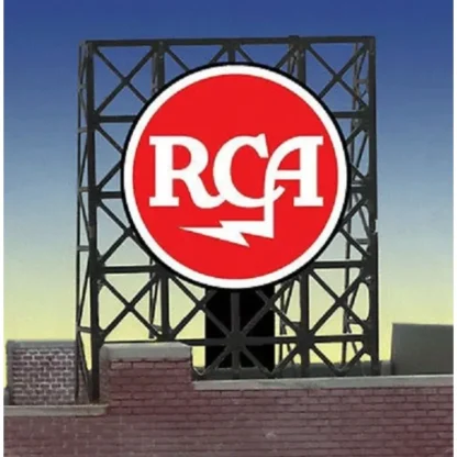 Trains | Miller Engineering 339000 N/Z RCA Flashing Neon Rooftop Billboard - Your Source for Gaming Essentials