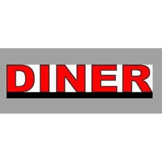 Trains | Miller Engineering 55030 O Diner Double-Sided Rotating Sign - Your Source for Gaming Essentials