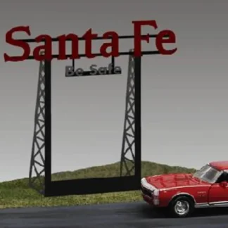 Trains | Miller Engineering 5781 O Santa Fe Animated Neon Billboard - Your Source for Gaming Essentials