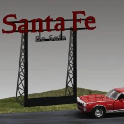 Trains | Miller Engineering 5781 O Santa Fe Animated Neon Billboard - Your Source for Gaming Essentials