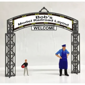 Trains | Miller Engineering 880651 O/HO Animated Universal Entrance Sign Kit - Your Source for Gaming Essentials