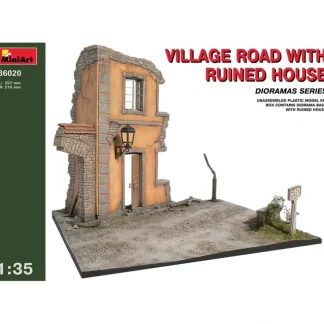 Trains | Miniart 36020 1:35 Village Road w/Ruined House - Your Source for Gaming Essentials